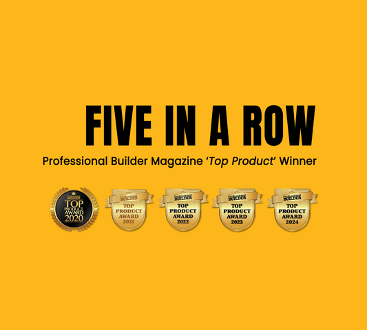 Five in a Row - Top Product Award