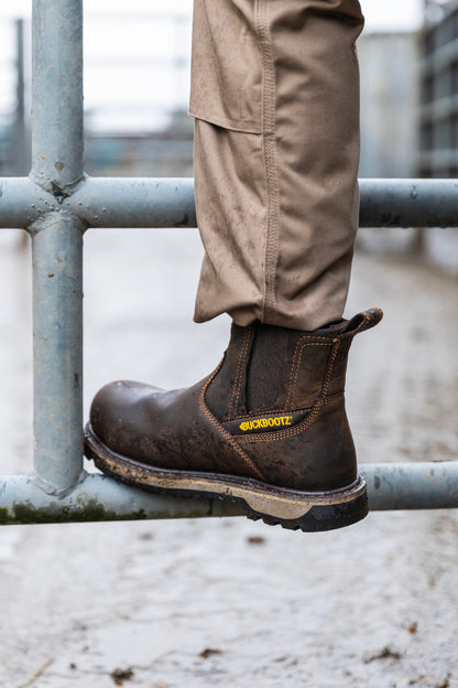 B1180 Hard as Nails Dealer Boot - Dark Brown Crazy Horse