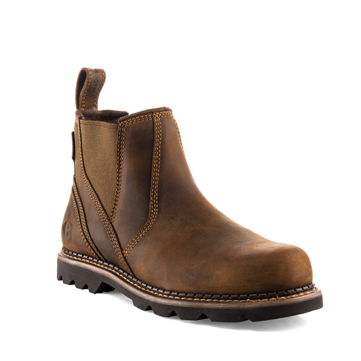 B1500 Dealer Boot - Dark Brown Crazy Horse | Buckbootz