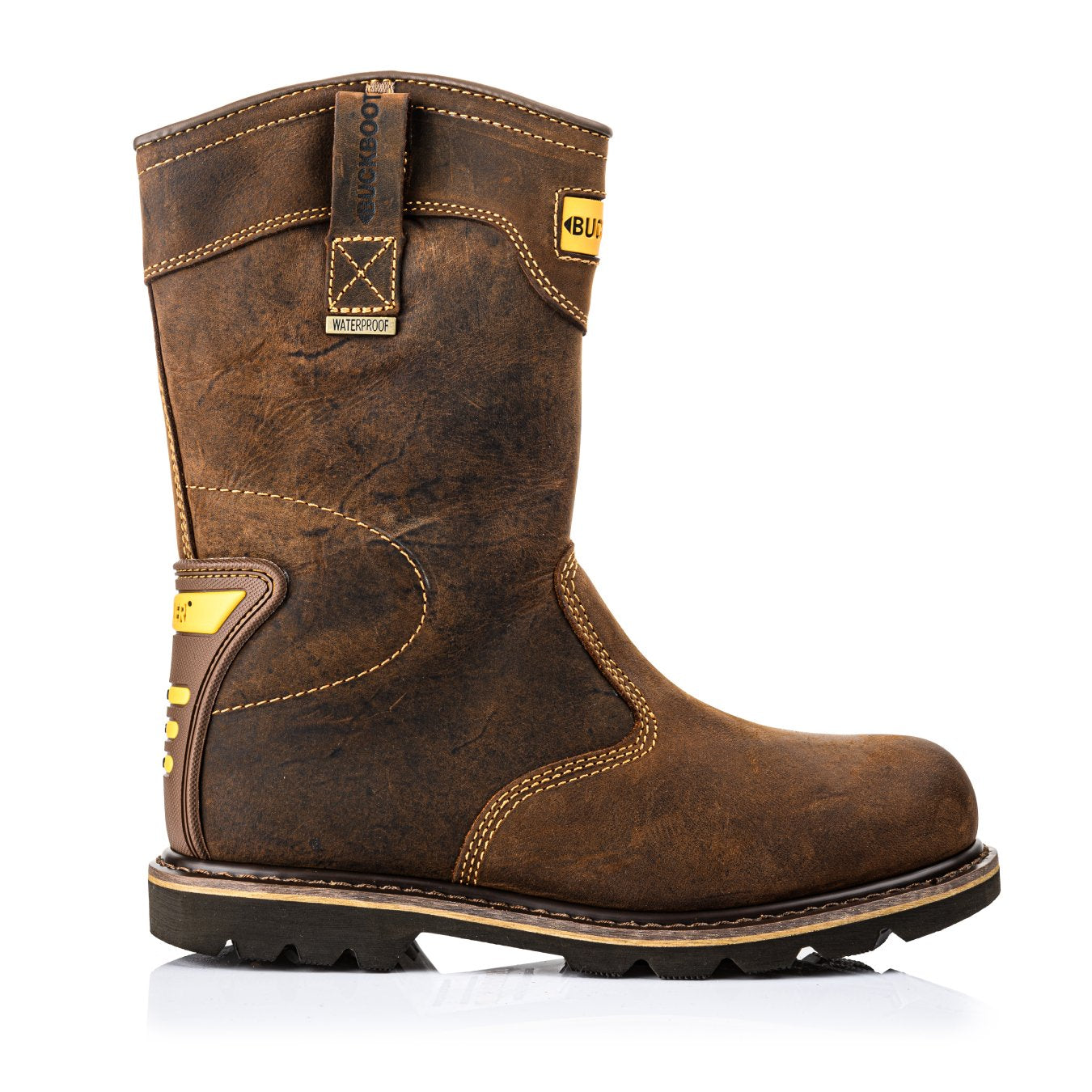 B701 Rigger Boot, Brown Crazy Horse | Buckbootz
