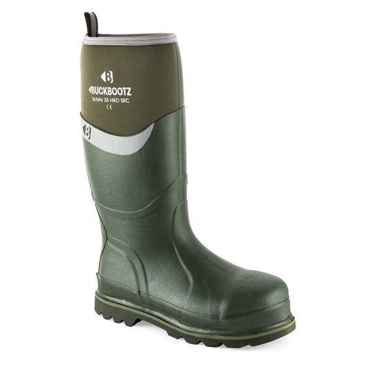 BBZ6000 GR Safety Safety Wellington Boot - Green