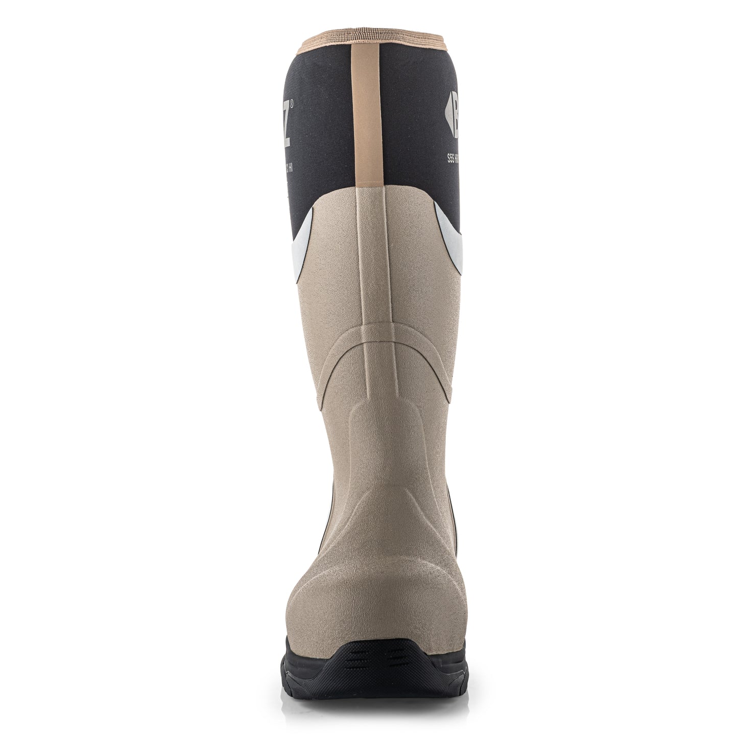 BBZ7000 STN YX (YULEX) Safety Safety Wellington Boot - Stone with Black