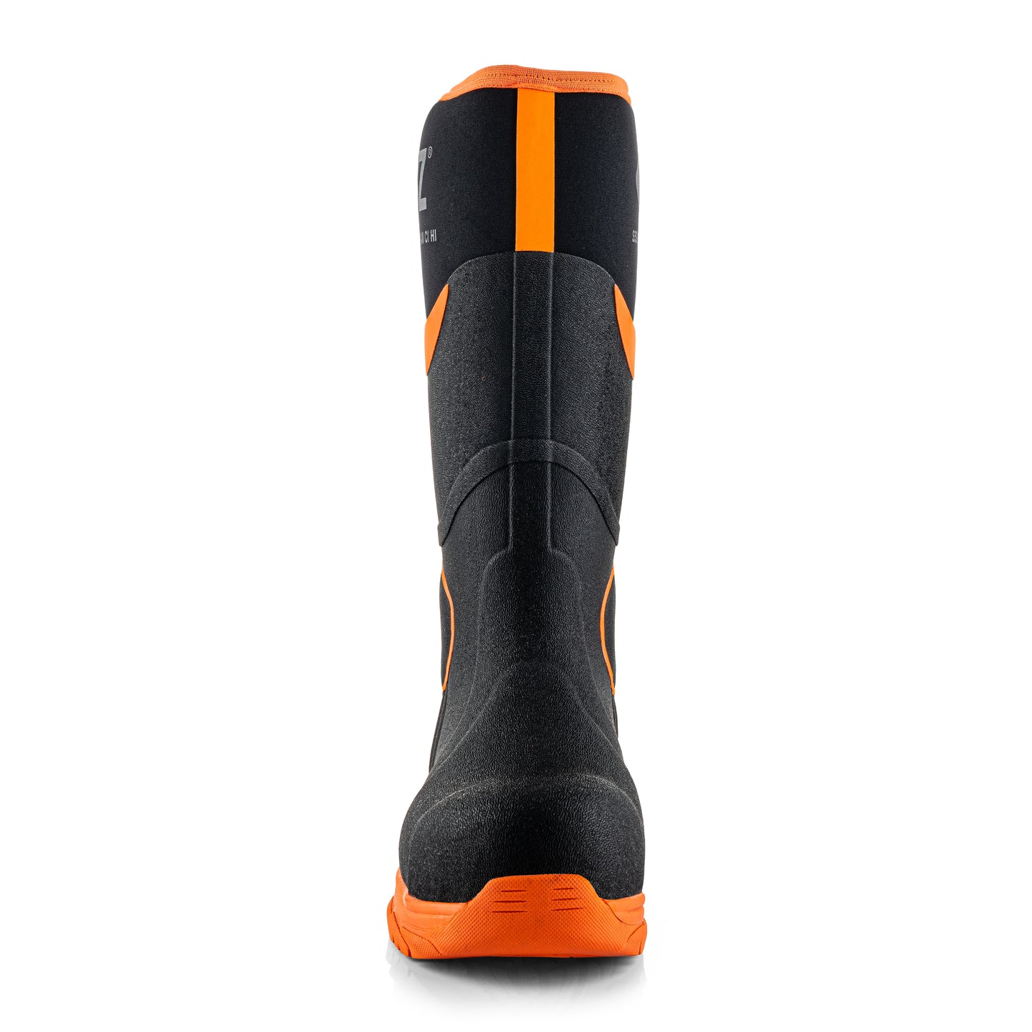 BBZ8000BKOR Safety Safety Wellington Boot - Black HI Vis Orange
