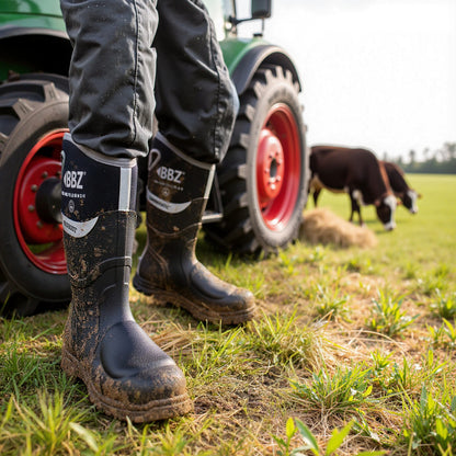 BBZ9000 BK Safety Safety Wellington Boot - Black