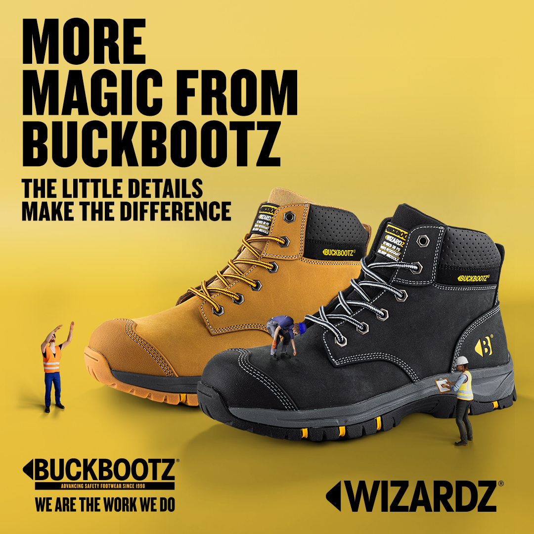 WIZD2BLK Nubuckz Dealer Boot - Black | Buckbootz