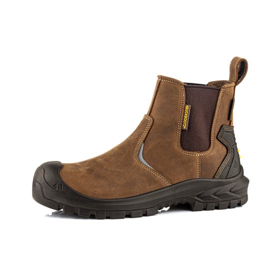BSH006 BR Buckshot Dealer Boot - Dark Brown Crazy Horse