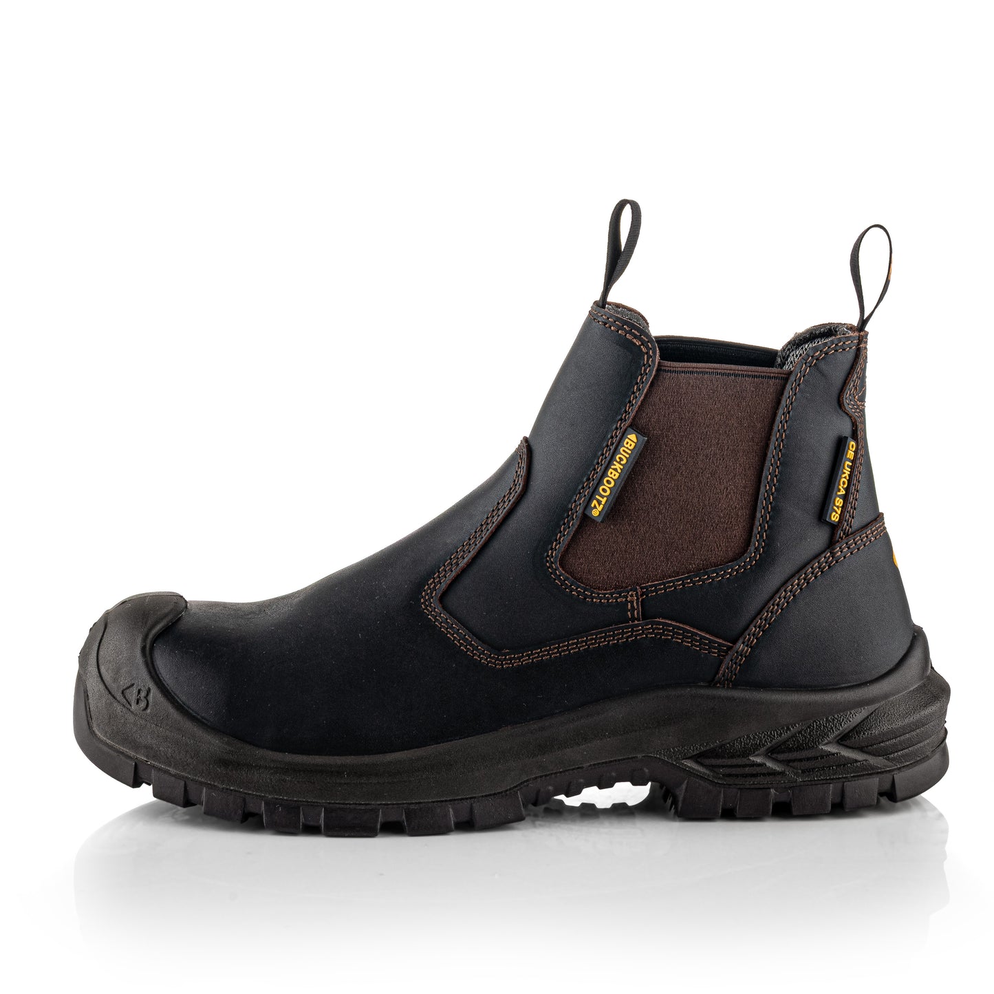 Buckbootz BSH015 OK Buckshot Dealer Boot, Dark Brown Oil Kip Leather