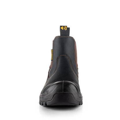 Buckbootz BSH015 OK Buckshot Dealer Boot, Dark Brown Oil Kip Leather
