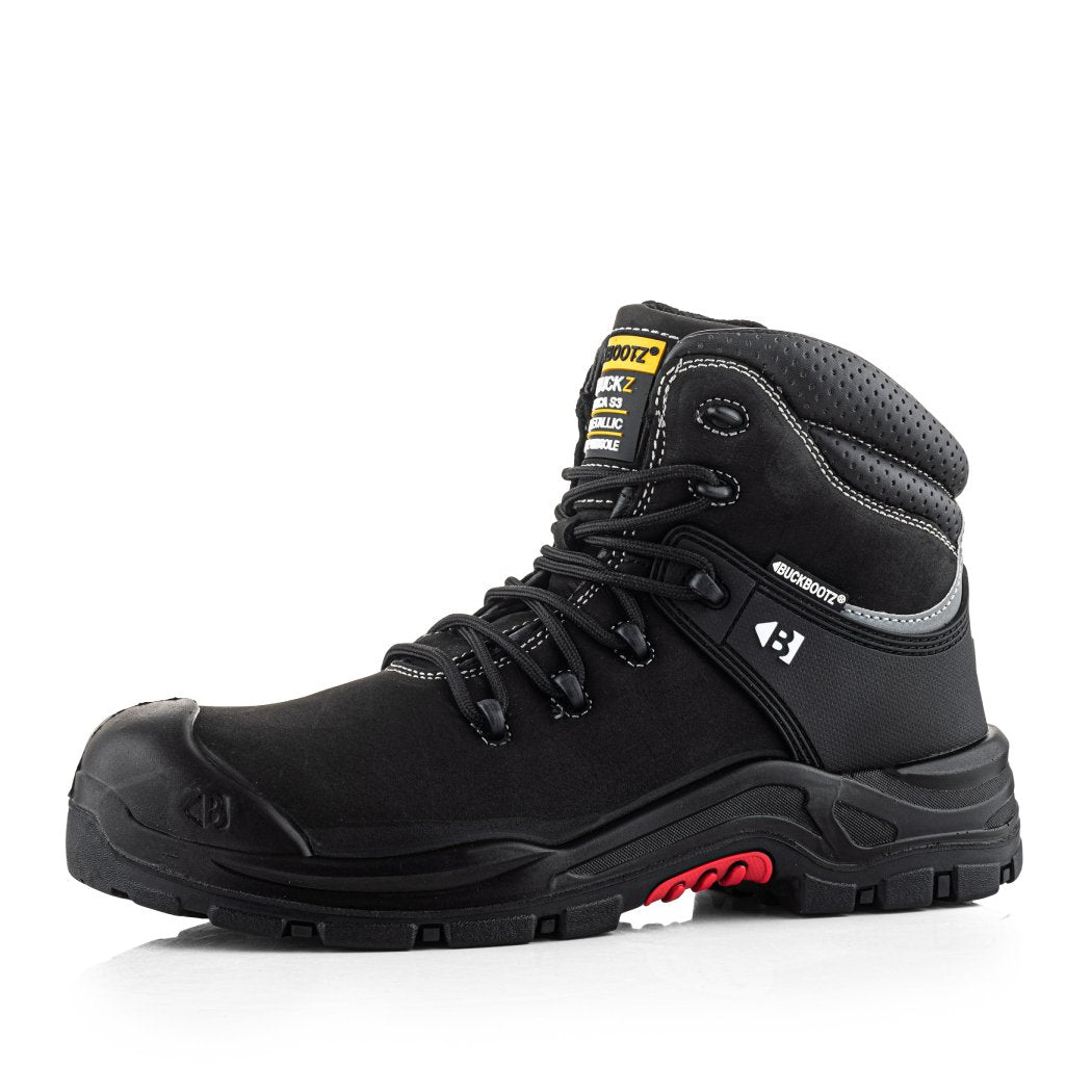 NKZ102BLK Nubuckz Dealer Boot - Black | Buckbootz