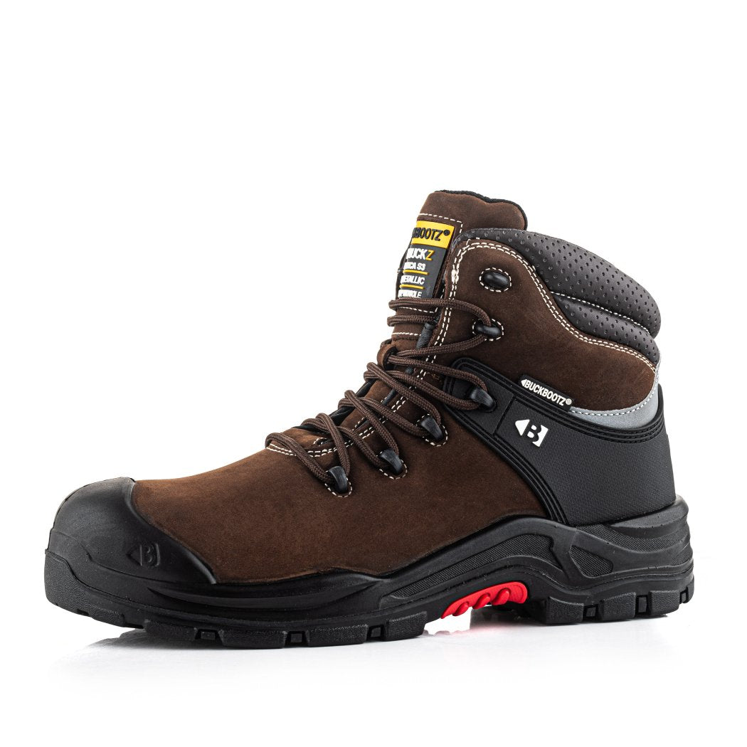 NKZ102BRN Nubuckz Dealer Boot, Brown | Buckbootz