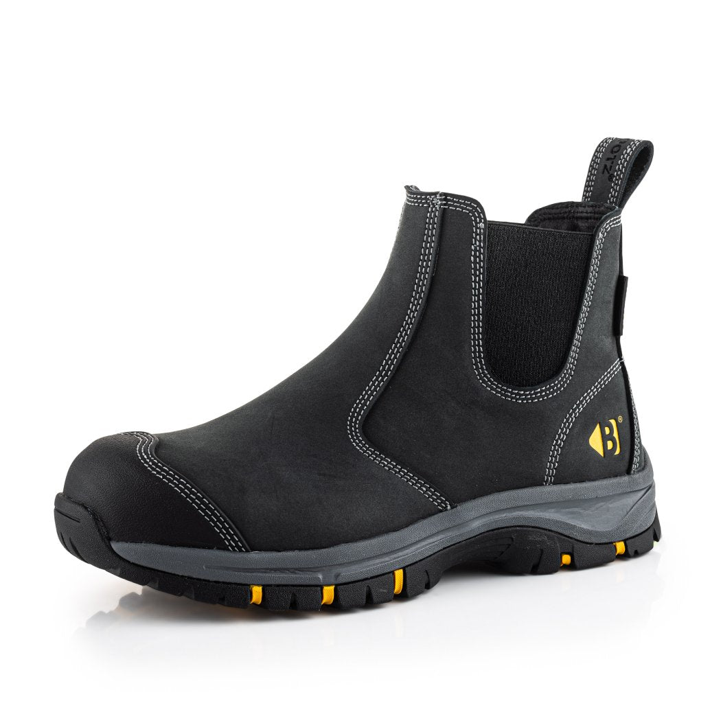 NKZ102BLK Nubuckz Dealer Boot - Black | Buckbootz