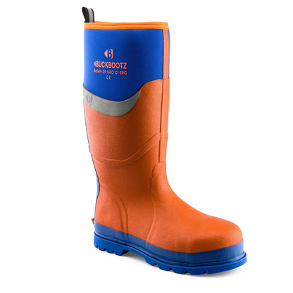BBZ6000 OR Safety Safety Wellington Boot - Orange Blue