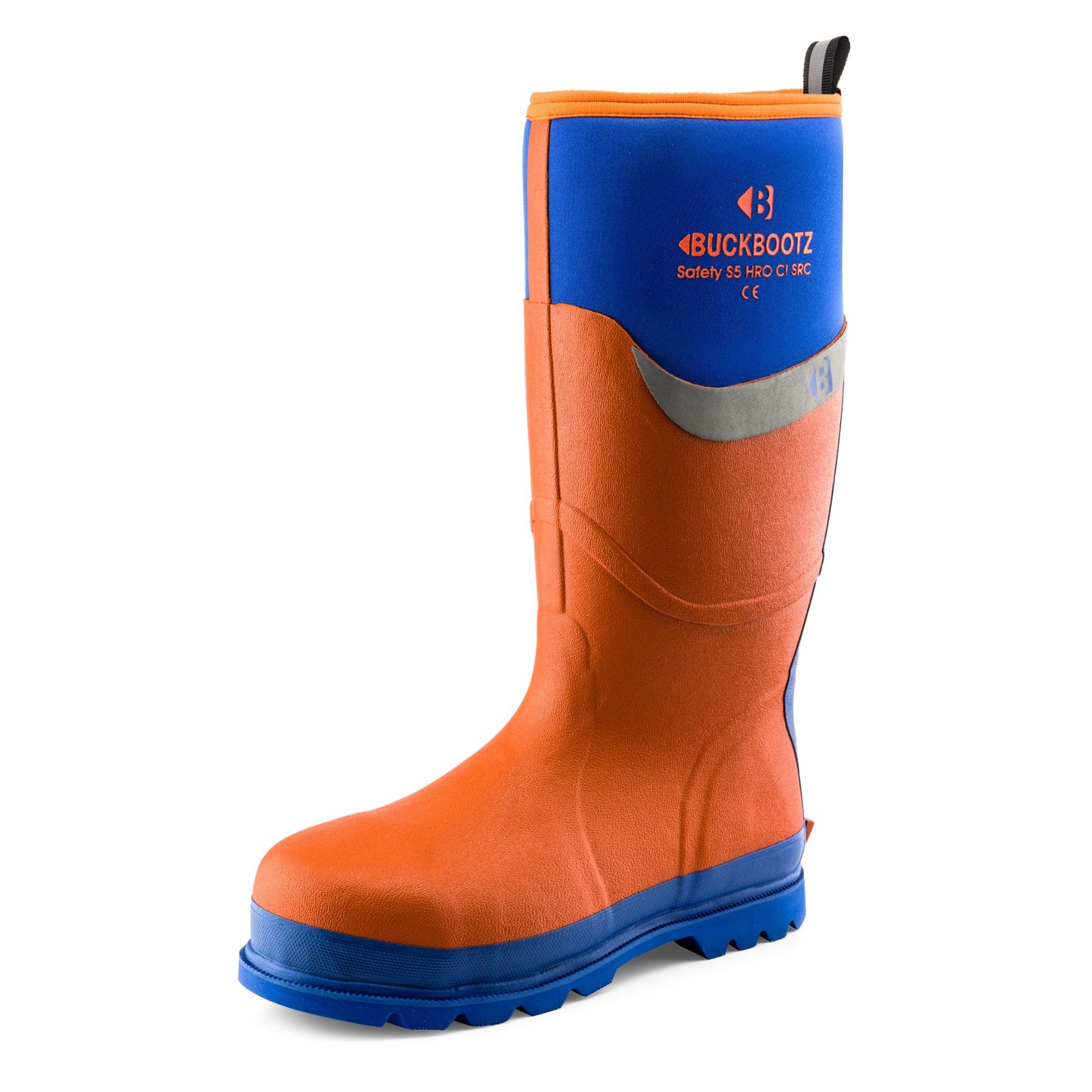 BBZ6000 OR Safety Safety Wellington Boot - Orange Blue