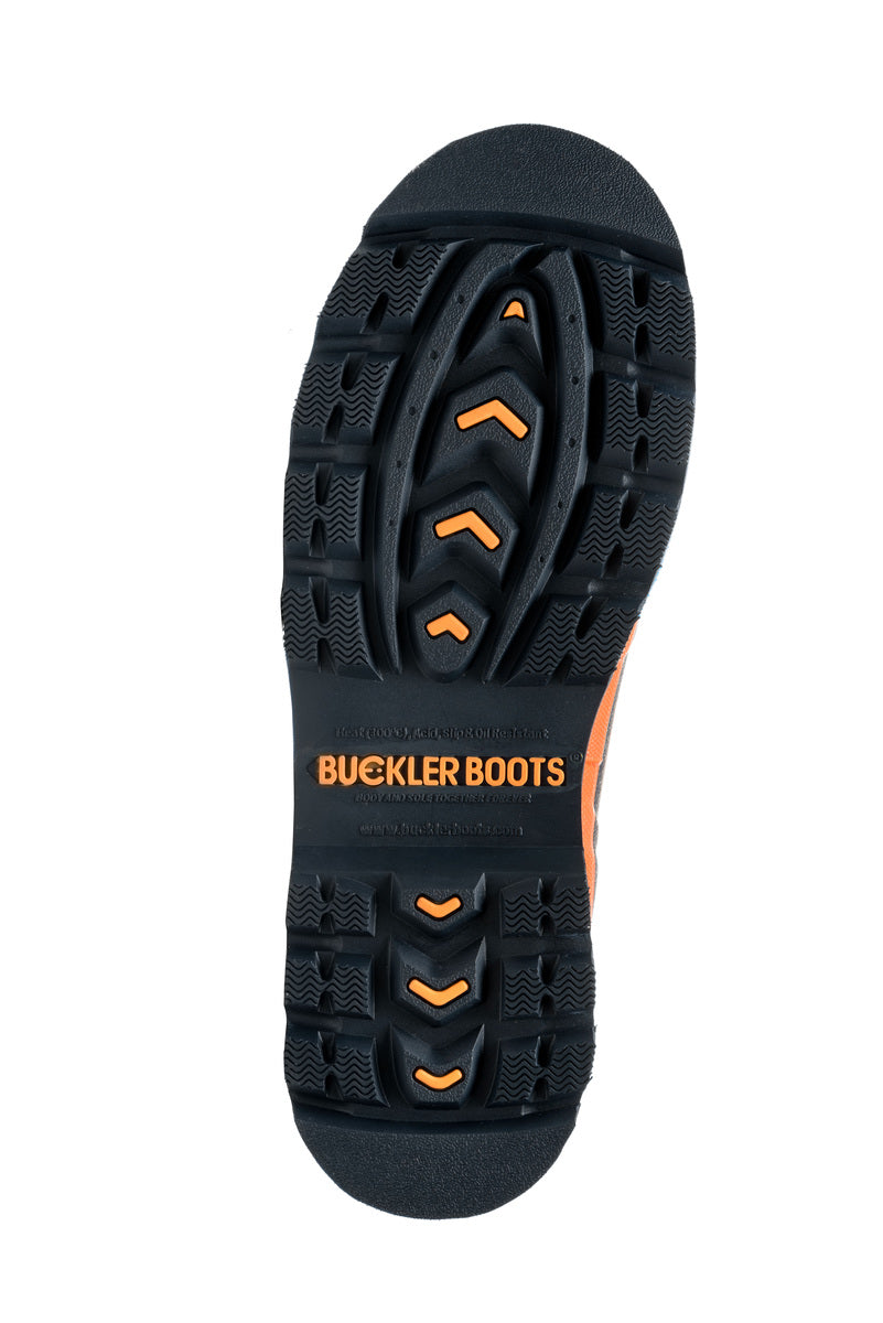 BBZ6000 BL Safety Safety Wellington Boot - Blue Orange Trim