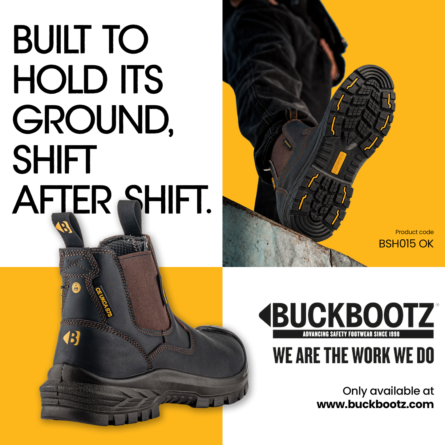 Buckbootz BSH015 OK Buckshot Dealer Boot, Dark Brown Oil Kip Leather