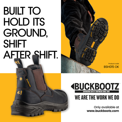 Buckbootz BSH015 OK Buckshot Dealer Boot, Dark Brown Oil Kip Leather