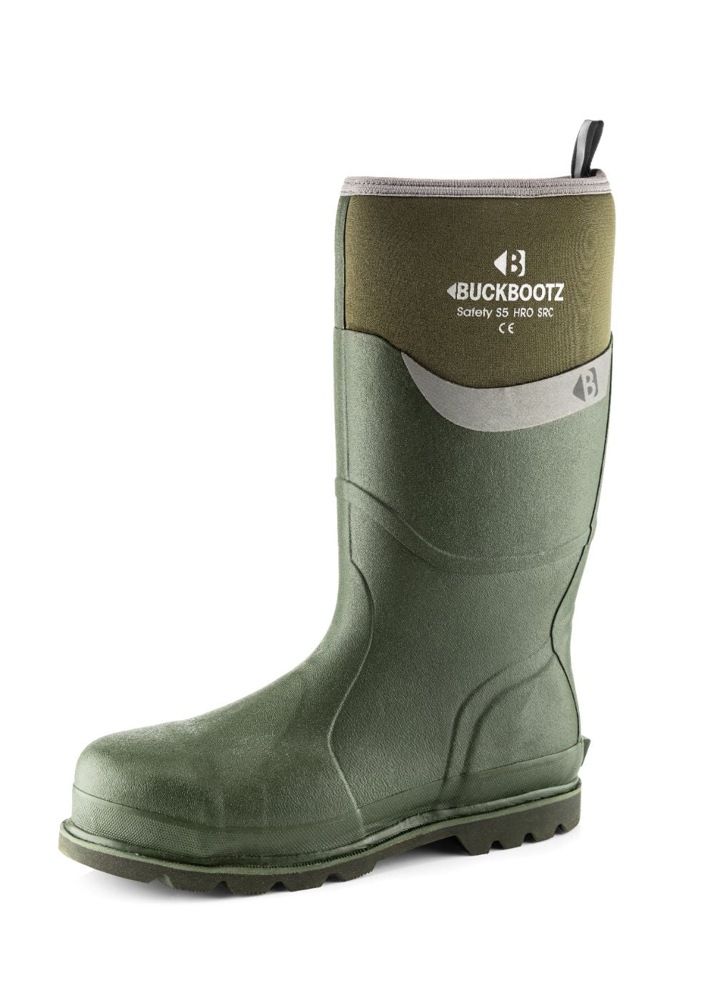 BBZ6000 GR Safety Safety Wellington Boot - Green