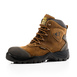 BSH012 S3 Brown Leather Safety Lace Boot with Ankle Protection Thumbnail