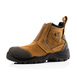 BSH014 S3 Brown Leather Safety Dealer Boot with Ankle Protection Thumbnail