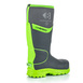 BBZ8000 S5 Grey/Green 360° High Visibility Neoprene/Rubber Safety Wellington Boot with Ankle Protection Thumbnail