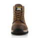 WIZL1BRN Brown Safety Water Resistant Lace Boot with Anti-Scuff Toe Protection Thumbnail