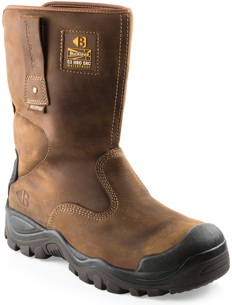 Various Sizes and Styles Men's Workwear Buckler Waterproof Safety Rigger Boots 